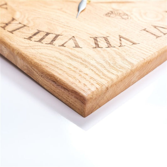 Drveni zidni sat Roman