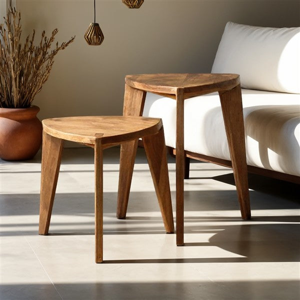 Set dve hoklice od oraha — Kurumi L