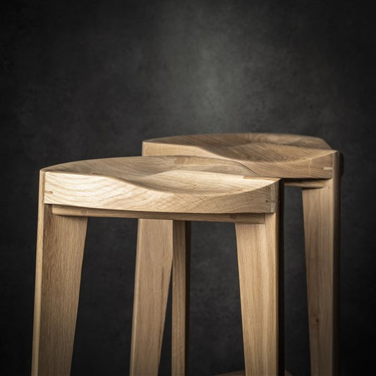 Drvena barska stolica Terca Hrast