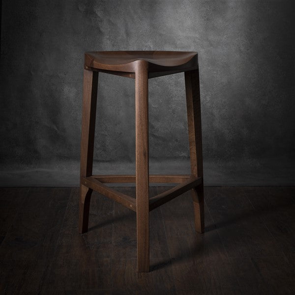 Drvena barska stolica Orah 40cm