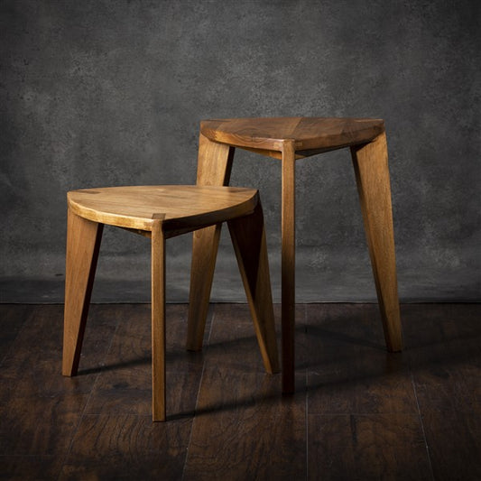 Set dve hoklice od oraha — Kurumi L