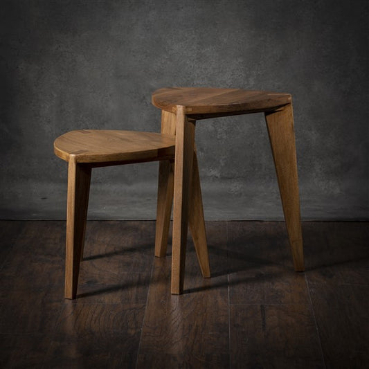 Set dve hoklice od oraha — Kurumi L