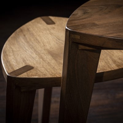 Set dve hoklice od oraha — Kurumi L