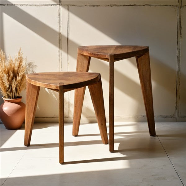Set dve hoklice od oraha — Kurumi L