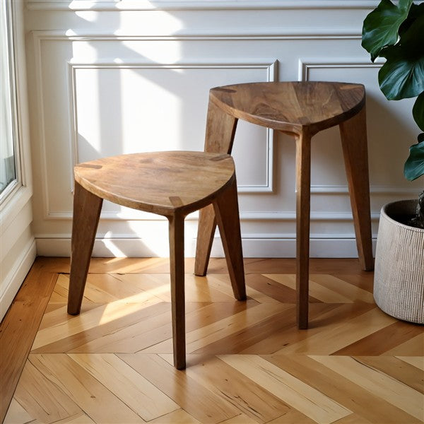 Set dve hoklice od oraha — Kurumi L