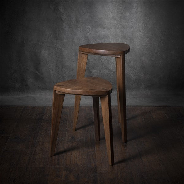 Takai set pomoćnih stočića od orahovine – visoki set 45cm i 60cm
